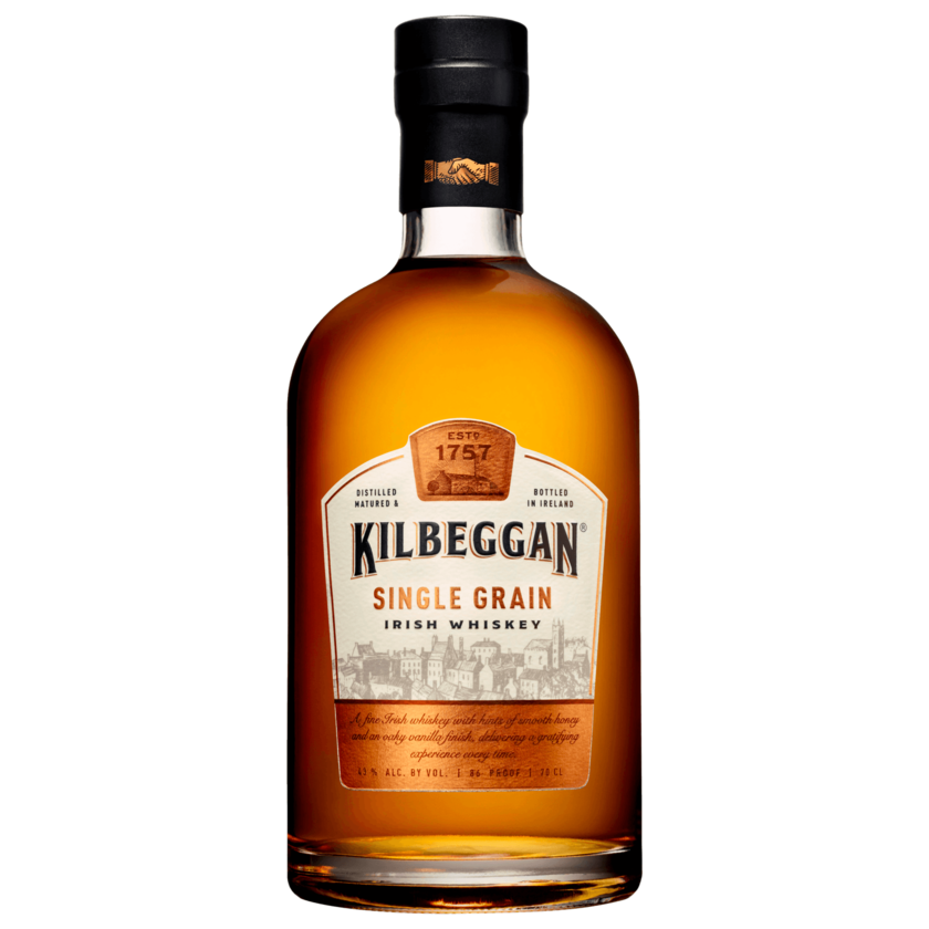 Kilbeggan Single Grain Irish Whiskey 0,7l